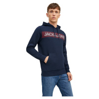 Jack&Jones Pánská mikina JJECORP 12152840 Navy Blazer Play-3