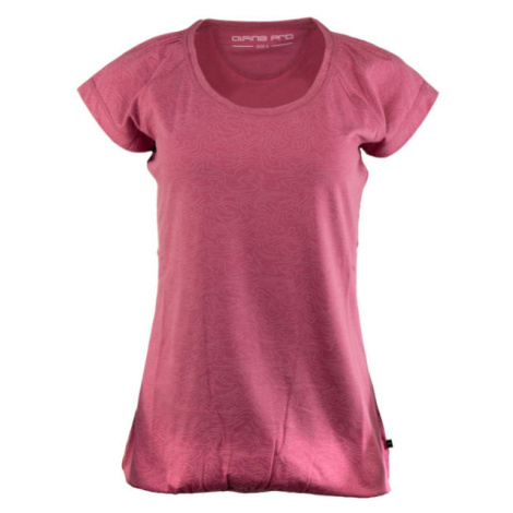 ALPINE PRO DELLA Dámské triko, růžová, velikost