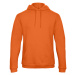 B&amp;C Unisex mikina přes hlavu WUI24 Pumpkin Orange