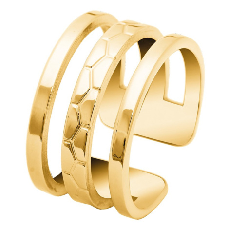 Pierre Lannier Minimalistický pozlacený prsten Ariane BJ07A320