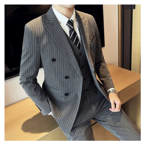 Trojdílný oblek 3v1 sako, vesta a kalhoty JF477 JFC FASHION