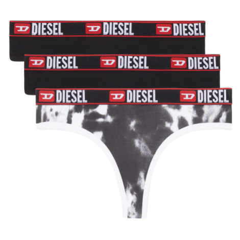 Spodní prádlo diesel ufst-starsy 3-pack string černá