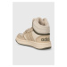 Dětské sneakers boty adidas Originals HOOPS MID 3.0 K béžová barva