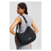 Kabelka karl lagerfeld k/weave hobo black-nickel
