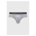 Bavlněné slipy Emporio Armani Underwear 3-pack tmavomodrá barva