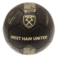 Ouky West Ham United FC, černý, zlaté podpisy, vel. 1