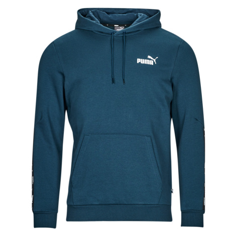 Puma ESS+ TAPE HOODIE Tmavě modrá