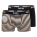 boxerky střední 3-pack Boss - 3p power design black/stripe/black