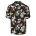 Pánská košile Urban Classics Viscose AOP Resort Shirt - blacktropical