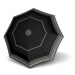 Doppler Fiber Mini Graphics - dámský skládací deštník, černá, geometrický / abstraktní