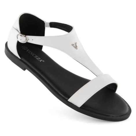 Vinceza W JAN310B bílé sandály