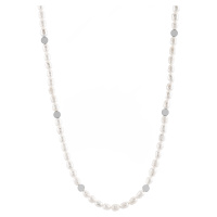Troli Elegantní náhrdelník s pravými perlami VAAXP1319S