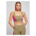 Ladies Color Block Bra - khaki/brightviolett/magimango