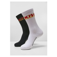 Kiss 2 páry ponožek, Logo, unisex