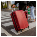 Odolný skořepinový cestovní kufr ROWEX Horizon Barva: Černá