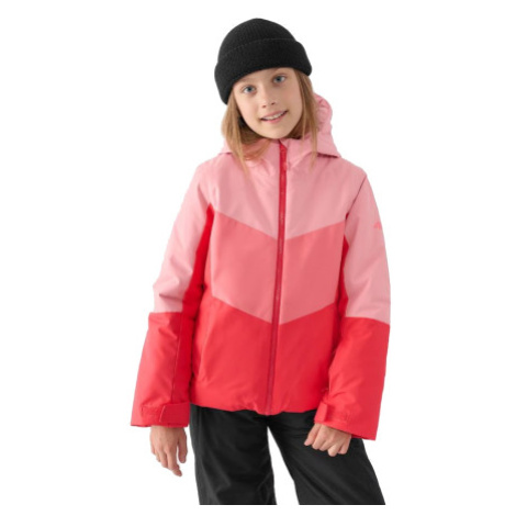 Dívčí lyžařská bunda 4F JUNIOR TECHNICAL JACKET-JWAW24TTJAF545-62S-RED