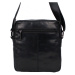 Sendi Design Pánská kožená taška přes rameno Harry černá II