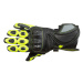 INFINE OCT-810 sportovní kožené moto rukavice černá/žlutá
