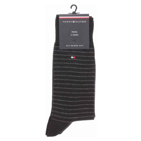 Tommy Hilfiger pánské ponožky 100001496 200 black Černá