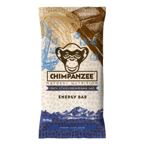 Chimpanzee Energy bar tmavá čokoláda a mořská sůl 55 g