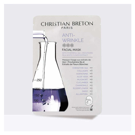 Pleťová maska proti vráskám Anti-Wrinkle – 3 ks CHRISTIAN BRETON