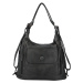 Trendová dámská kabelka/batoh Retion, tmavě šedá