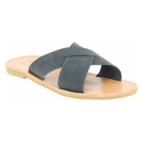 Attica Sandals ORION NUBUCK BLACK Černá