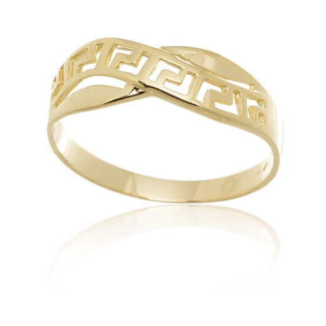 Dámský prsten ze žlutého zlata PR0499F + DÁREK ZDARMA Ego Fashion