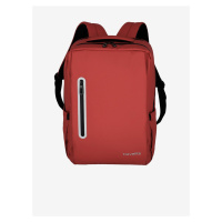 Batoh Travelite Basics Boxy backpack - červená