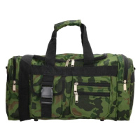 No Label Zelená vojenská cestovní taška 