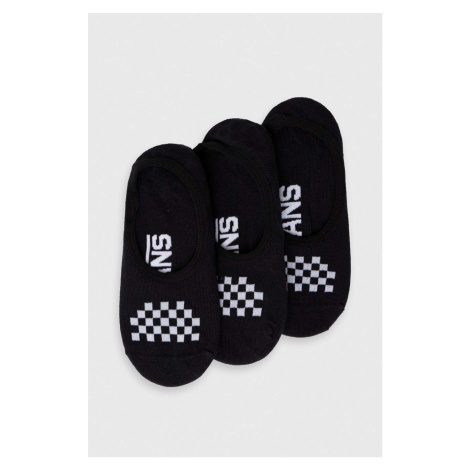 Ponožky Vans CLASSIC CANOODLE VN0007BCYB21 3-pack černá barva