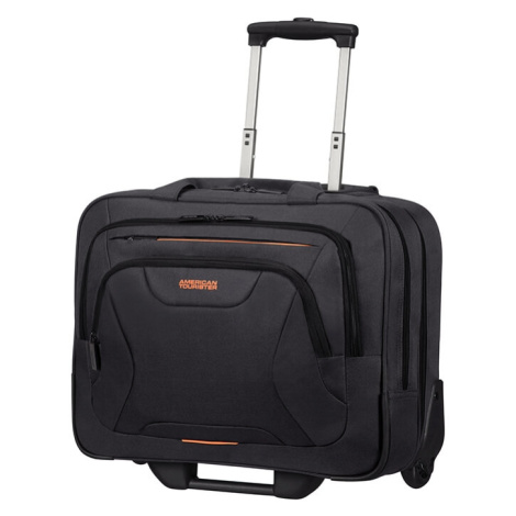 AT Kufr - mobilní kancelář 15.6" At Work Black/Orange, 44 x 23 x 38 (88533/1070) American Tourister