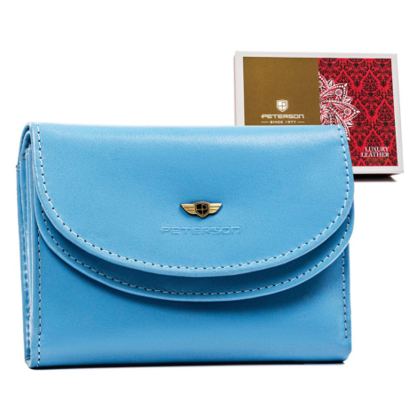 Klasická dámská kožená peněženka na patentku Peterson