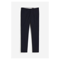 H & M - Společenské kalhoty Skinny Fit - modrá