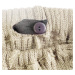 Dětské pletené legíny Fusakle MERINO krémové Fusakle
