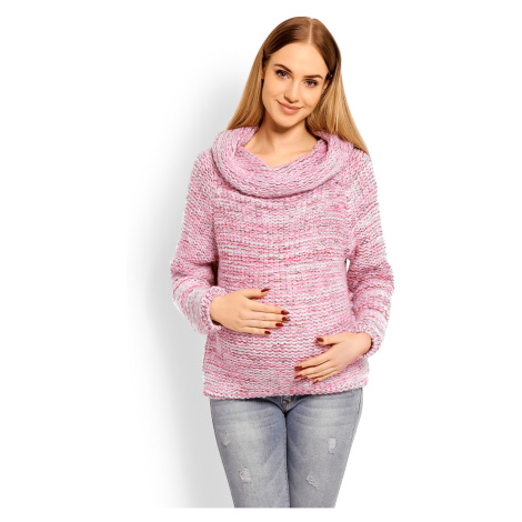 Těhotenský Vlněný svetr s rolákem 60001C PeeKaBoo