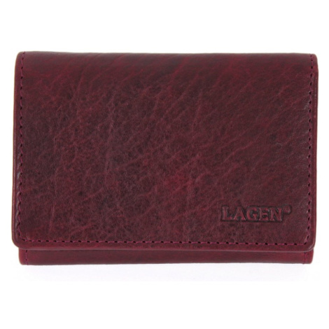 Lagen Dámská kožená peněženka LM-22520/T vínová