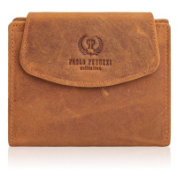 Dámská kožená peněženka Paolo Peruzzi T-12 hnědá