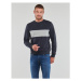 Geox M SWEATER R-NECK BAN Tmavě modrá