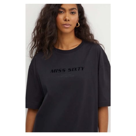 Bavlněné tričko Miss Sixty 6L2SJ2120000 SJ2120 T-SHIRT černá barva, 6L2SJ2120000