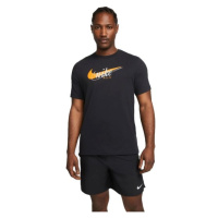 Nike DRI-FIT HERITAGE Pánské tričko, černá, velikost