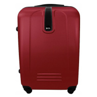 Rogal Tmavě červený lehký plastový cestovní kufr 