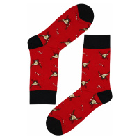 Pánské vánoční ponožky Sob Elegán červená