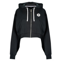 Converse RETRO CHUCK TAYLOR FULL-ZIP HOODIE Černá