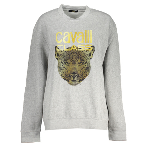 Cavalli Class QXT67ZCF062 Dámská mikina šedá Roberto Cavalli