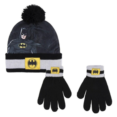 Zimní set (čepice a rukavice) Batman Cerda