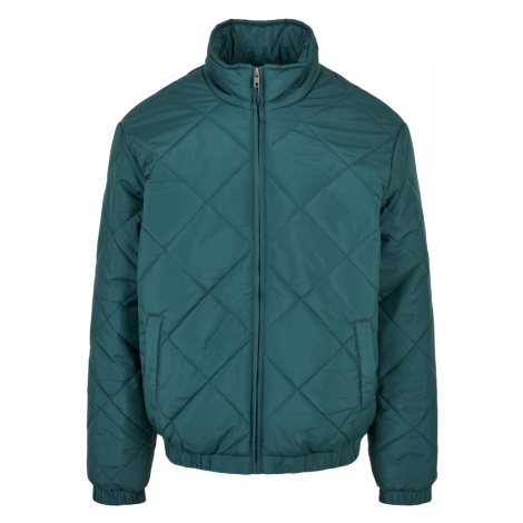 Diamond Quilted Short Jacket - green Urban Classics