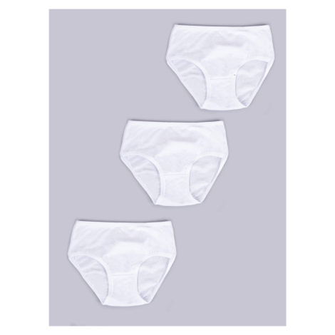 Yoclub Dětské Bavlněné Dívčí Kalhotky 3-Balení BMD-0038G-AA10