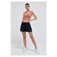 Běžecké šortky adidas Performance x Parley tmavomodrá barva, high waist