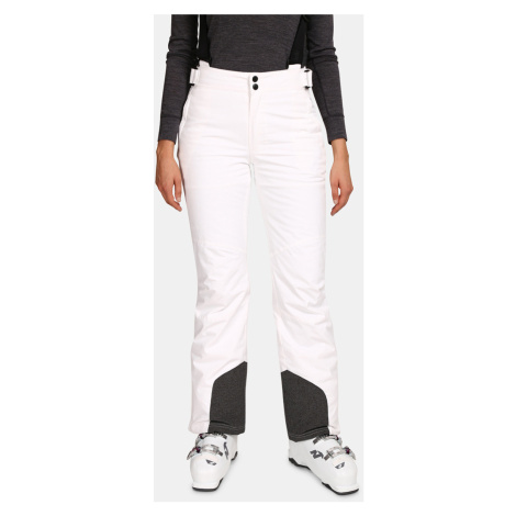 Kilpi ELARE-W Dámské lyžařské kalhoty UL0406KI Bílá